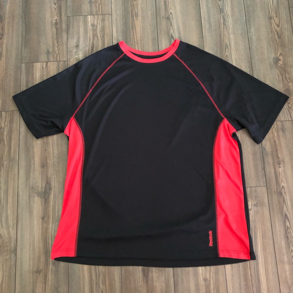 Black & Red Reebok Shirt